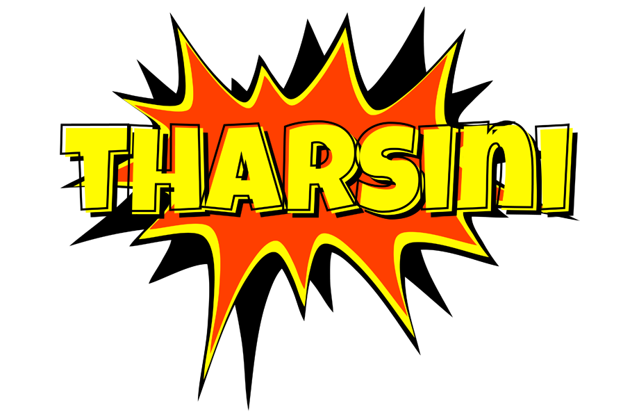 Tharsini bazinga logo