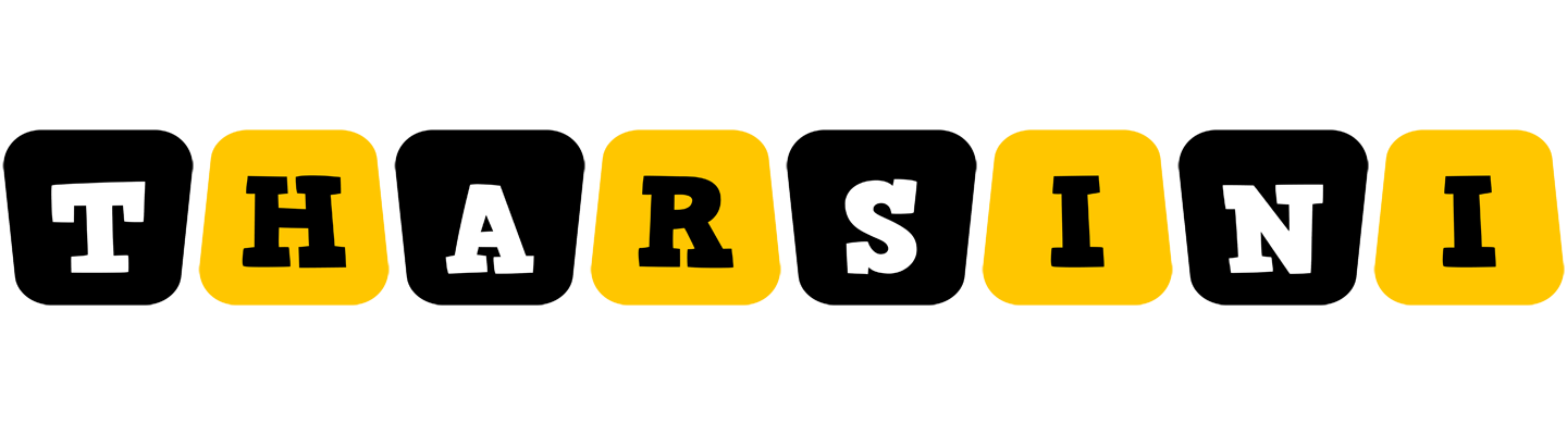Tharsini boots logo