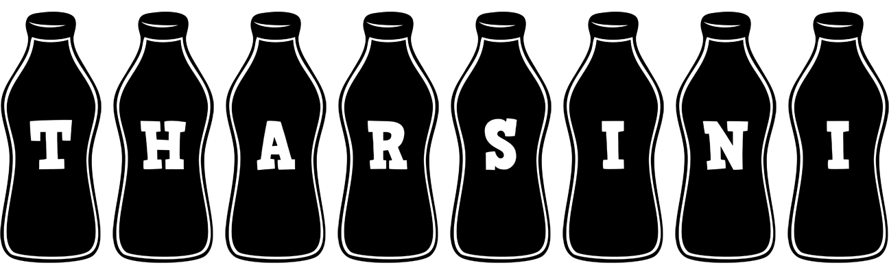 Tharsini bottle logo
