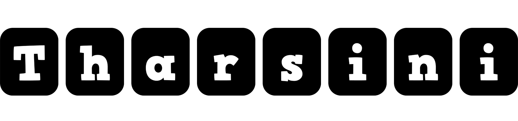 Tharsini box logo