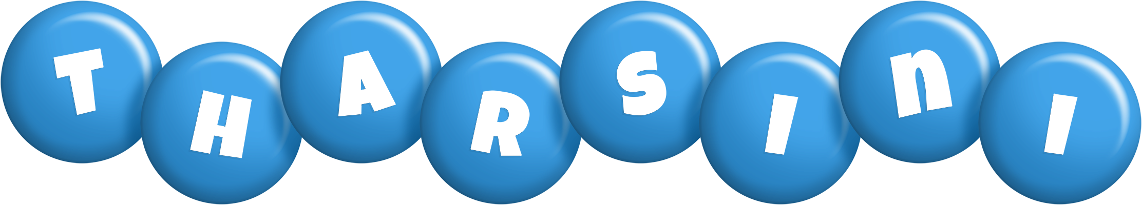 Tharsini candy-blue logo
