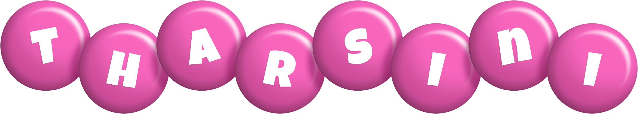 Tharsini candy-pink logo