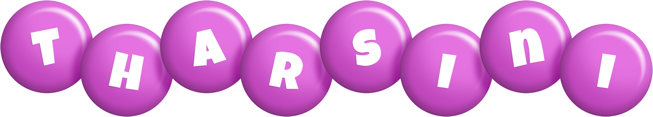 Tharsini candy-purple logo