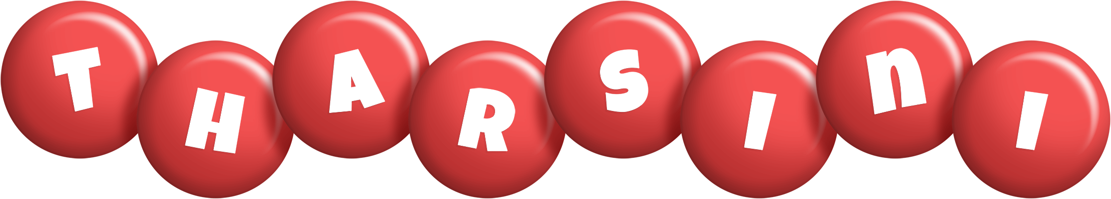 Tharsini candy-red logo