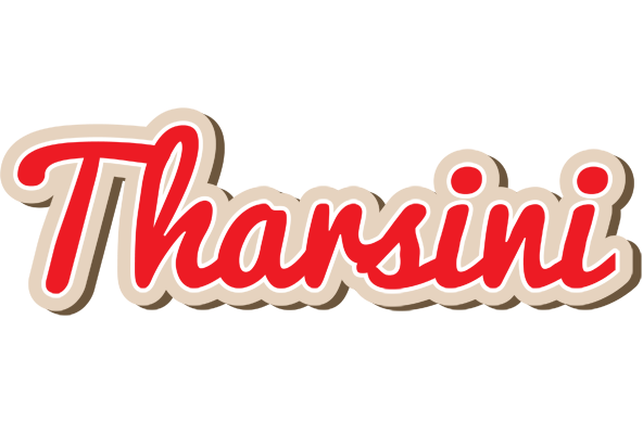 Tharsini chocolate logo
