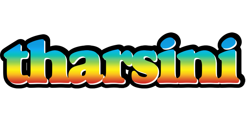 Tharsini color logo