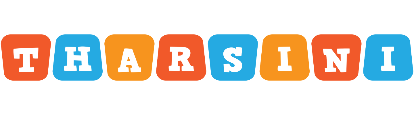 Tharsini comics logo