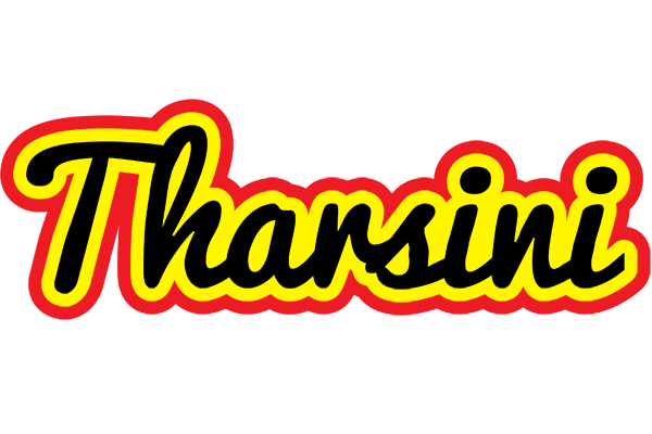 Tharsini flaming logo