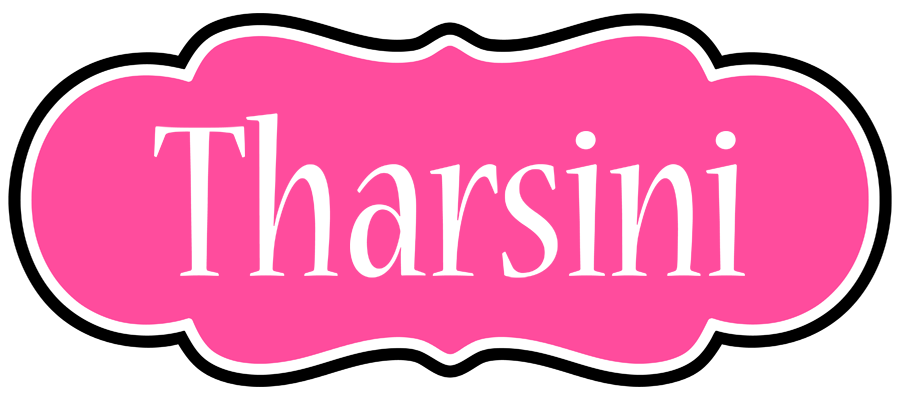Tharsini invitation logo