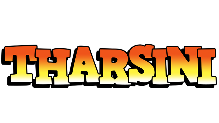 Tharsini sunset logo