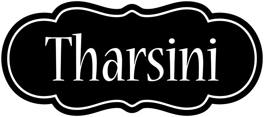 Tharsini welcome logo