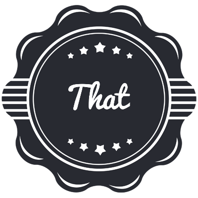 That badge logo