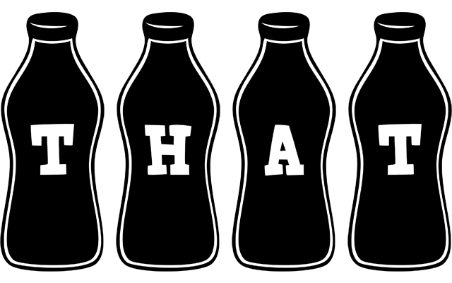 That bottle logo