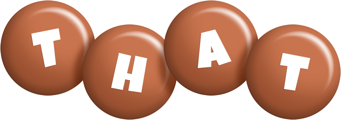 That candy-brown logo