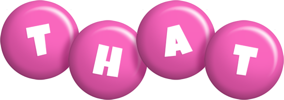 That candy-pink logo
