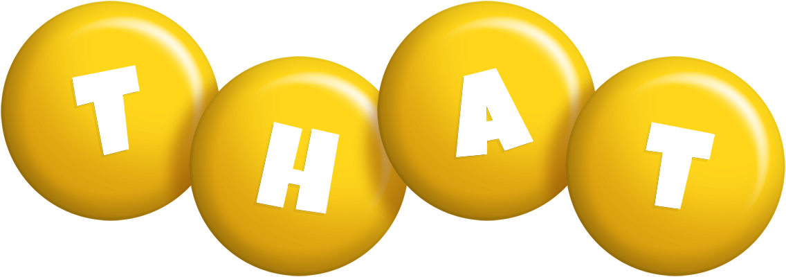 That candy-yellow logo
