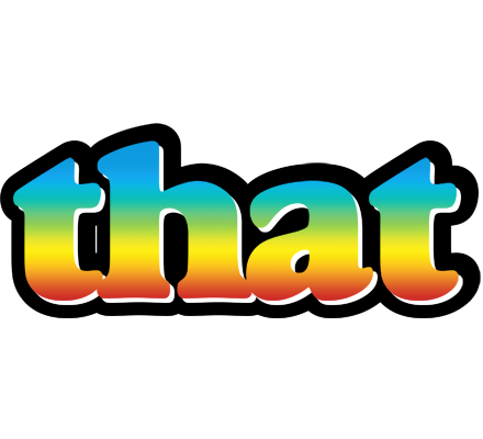 That color logo