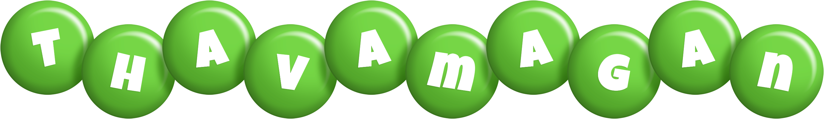 Thavamagan candy-green logo