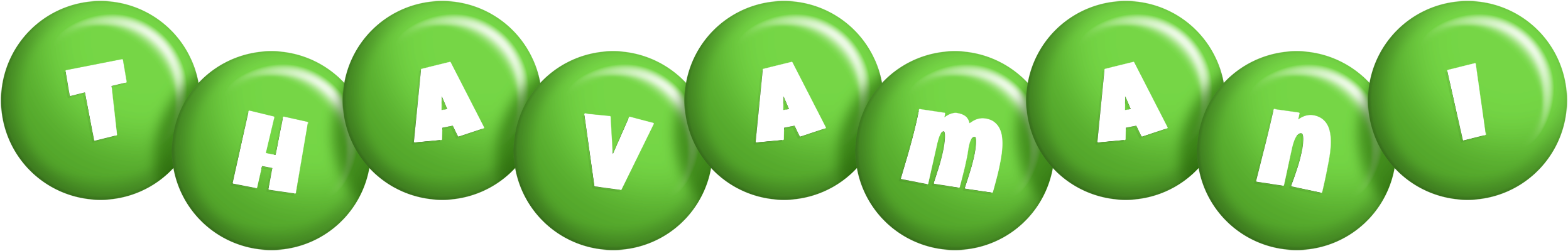 Thavamani candy-green logo