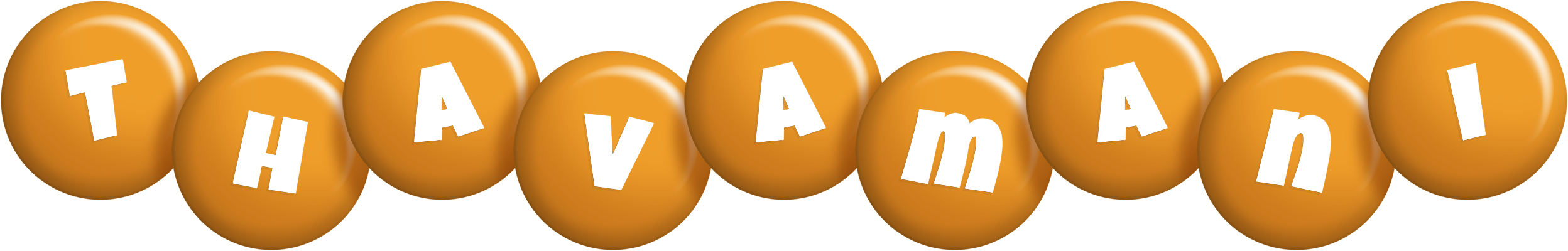 Thavamani candy-orange logo