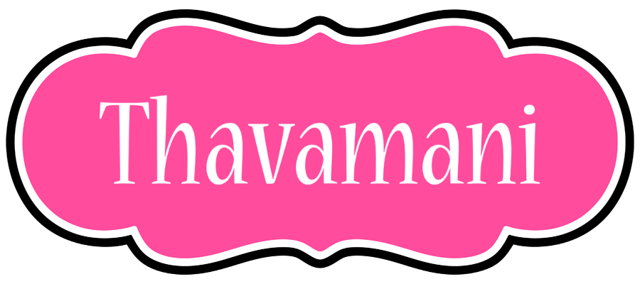 Thavamani invitation logo