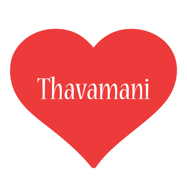 Thavamani love logo