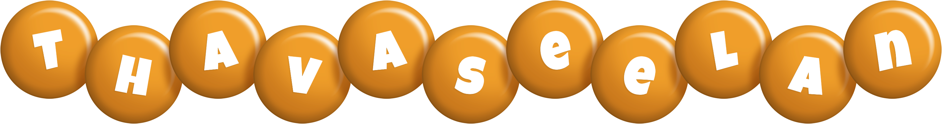 Thavaseelan candy-orange logo