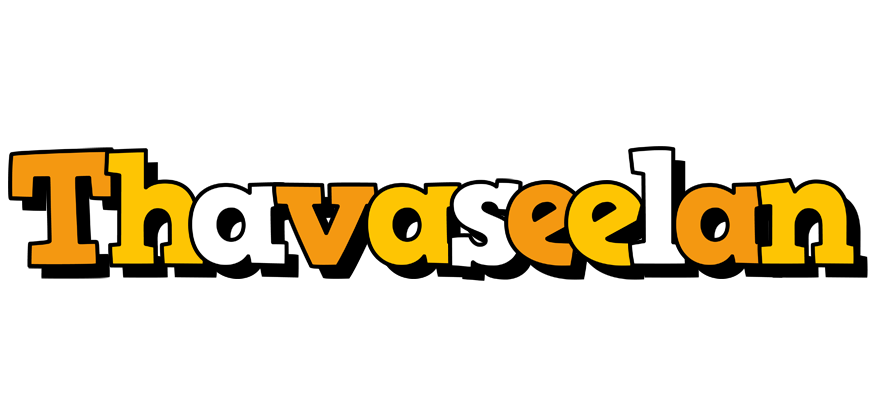 Thavaseelan cartoon logo