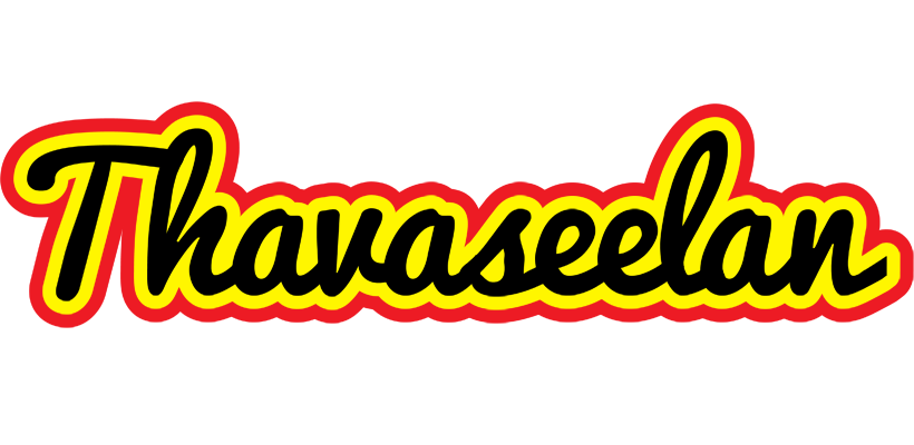 Thavaseelan flaming logo