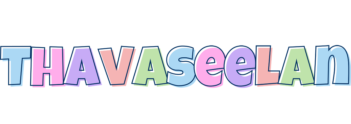 Thavaseelan pastel logo