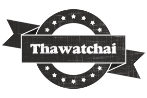Thawatchai grunge logo