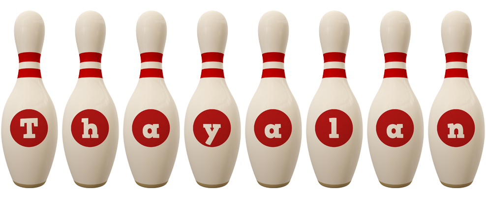 Thayalan bowling-pin logo