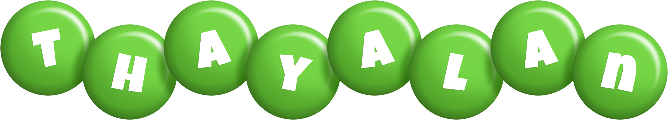 Thayalan candy-green logo