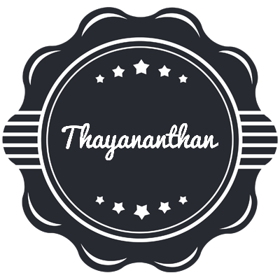 Thayananthan badge logo