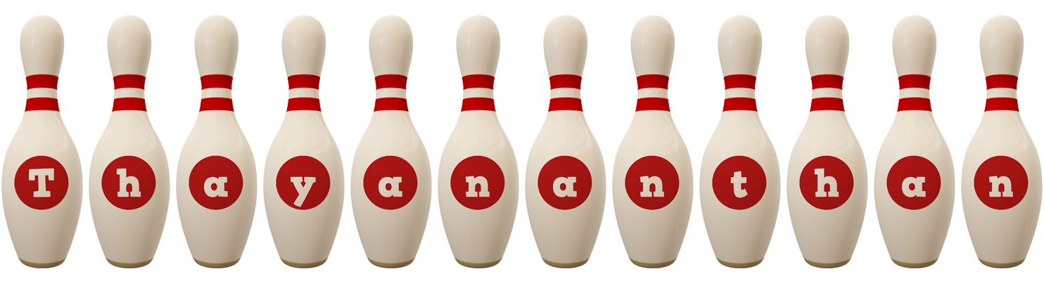 Thayananthan bowling-pin logo