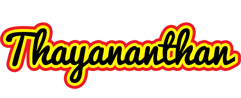 Thayananthan flaming logo
