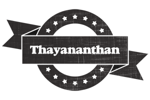 Thayananthan grunge logo