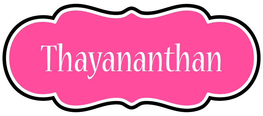 Thayananthan invitation logo