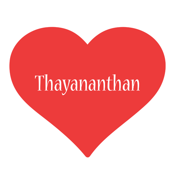 Thayananthan love logo