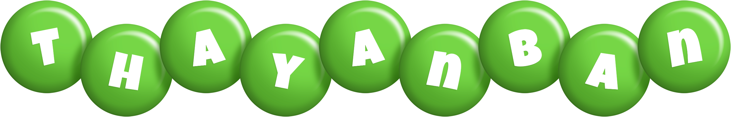 Thayanban candy-green logo