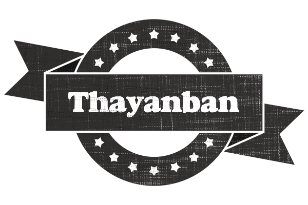 Thayanban grunge logo