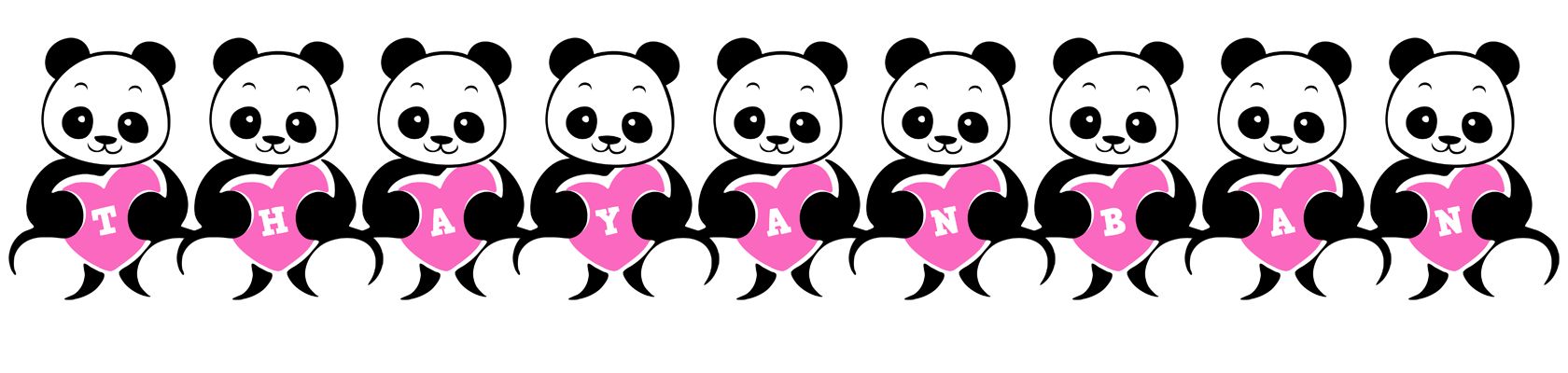 Thayanban love-panda logo