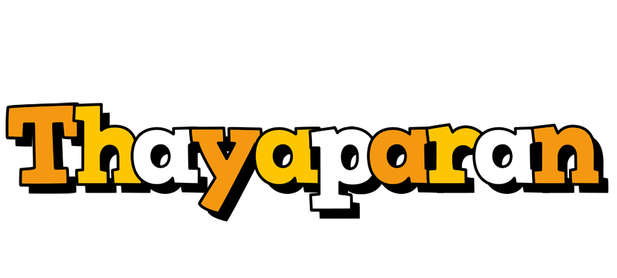 Thayaparan cartoon logo