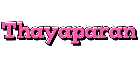 Thayaparan girlish logo