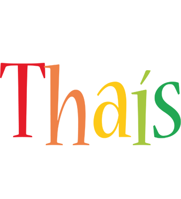 Thaís birthday logo