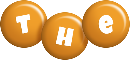 The candy-orange logo