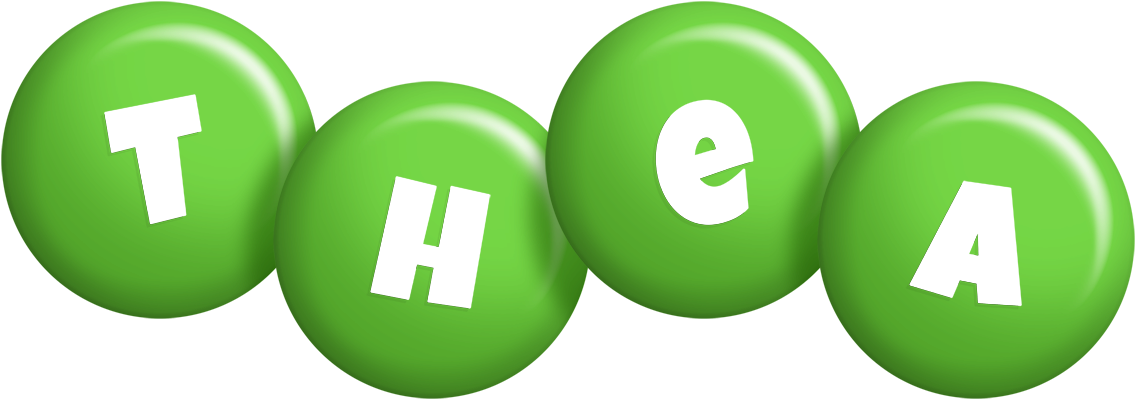 Thea candy-green logo