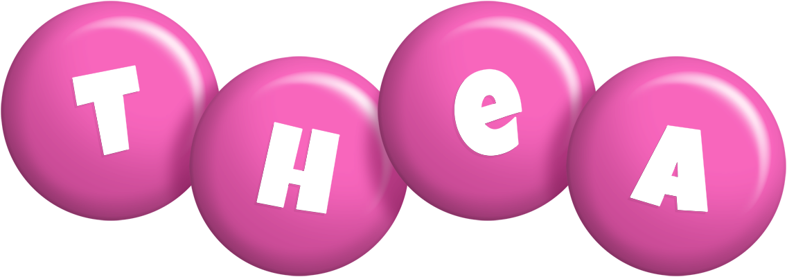 Thea candy-pink logo