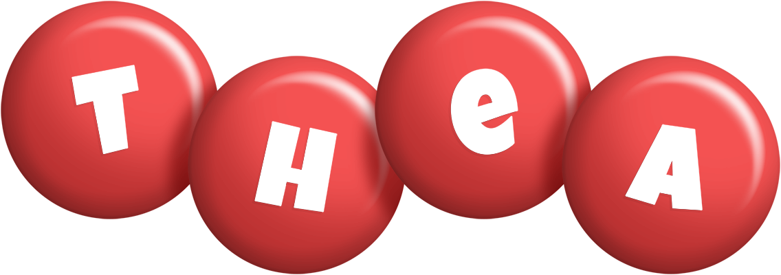Thea candy-red logo