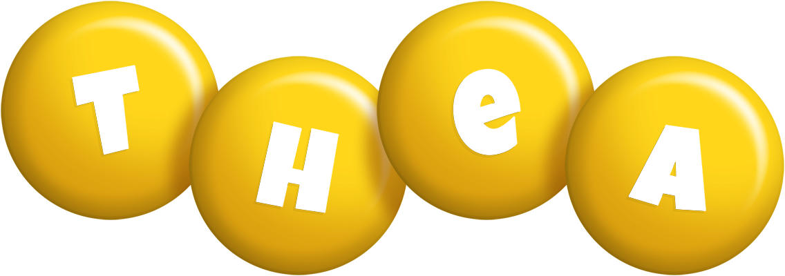 Thea candy-yellow logo
